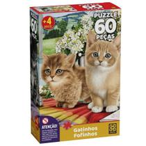 Quebra Cabeça 60 Peças Gatinhos Fofinhos 4074 - Grow