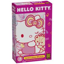 Quebra-Cabeça 60 Peças Hello Kitty Brilhante - Grow 04918