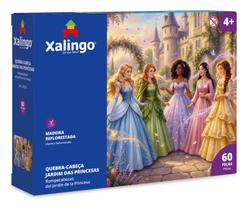 Quebra Cabeça 60 Peças Jardim das Princesas 2057.6 - Xalingo Quebra Cabeça 60 Peças Jardim das Princesas 2057.6 - Xalingo