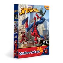 Quebra Cabeça 60 Peças Marvel Homem Aranha 8012 - Toyster