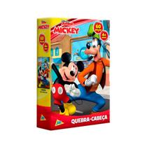 Quebra-Cabeça 60 Peças Mickey e Pateta - Toyster