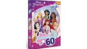 Quebra - cabeça 60 peças princesas - toyster
