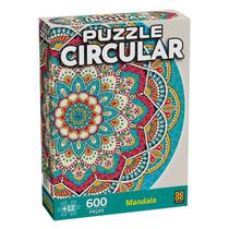 Quebra-Cabeça 600 Peças Circular Mandala Grow Quebra-Cabeça 600 Peças Circular Mandala Grow