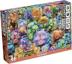 Quebra Cabeça 6000 Peças Flores Encantadas - Grow Quebra Cabeça 6000 Peças Flores Encantadas - Grow