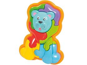 Quebra-Cabeça 7 Peças Animal Puzzle 3D Leão - Calesita