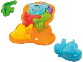 Quebra-Cabeça 7 Peças Animal Puzzle 3D Leão - Calesita Quebra-Cabeça 7 Peças Animal Puzzle 3D Leão - Calesita
