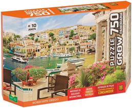 Quebra-cabeça 750 peças Panorama Horizonte Grego - Grow