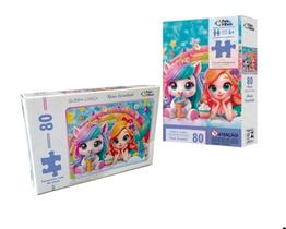 Quebra cabeca 80 pcs - reino encantado unica