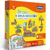 QUEBRA-CABEÇA 82 Peças Brasil e Seus Estados
