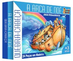Quebra-Cabeça A Arca De Noé 24 Peças Em Madeira Ref. 3934