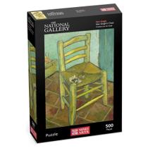 Quebra-cabeça A Cadeira de Van Gogh 500 Peças Mimo Toys - 2601