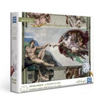 Quebra Cabeça A Criação De Adão Michelangelo 500 Peças 10+