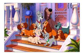 Quebra-cabeça A Dama E O Vagabundo 60 Peças