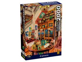 Quebra Cabeça A Livraria 2000 Peças - Grow Quebra Cabeça A Livraria 2000 Peças - Grow