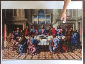 Quebra cabeça a última ceia 1014 pçs 98,00 x 63,00 cm