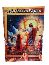 Quebra-Cabeça A Verdadeira Páscoa 60 Peças Acompanha Terço