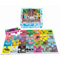 Quebra-cabeça Abc Dos Animais Alfabetização Infantil