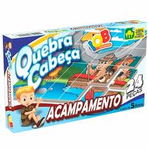 Quebra Cabeça - Acampamento 24 Peças Madeira Quebra Cabeça - Acampamento 24 Peças Madeira