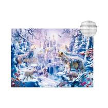 Quebra-Cabeça Adulto 500 Peças 508x36cm Com Moldura, Imagem Para Alívio Do Estresse, Presente