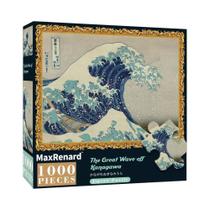 Quebra-Cabeça Adulto De 1000 Peças 50x70cm Difícil Tema Ambiental a Grande Onda De Kanagawa