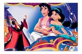 Quebra Cabeça Aladdin e Jasmine Personalizado 120 Peças