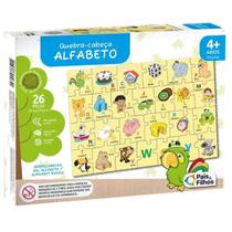 Quebra Cabeça Alfabeto 26 Peças Pais e Filhos