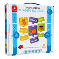 Quebra-cabeça Alfabeto Em Inglês - Brincadeira De Criança