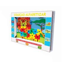 Quebra-Cabeça Alfabeto Leão Brinquedo Educativo e Pedagógico