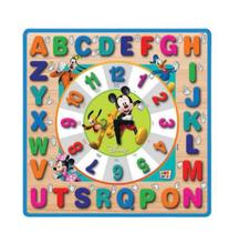Quebra Cabeça Alfanumerico Em Madeira Mickey Disney Quebra Cabeça Alfanumerico Em Madeira Mickey Disney