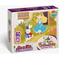 Quebra Cabeça Alice no Pais das Maravilhas 60Pçs - Aquarela