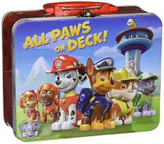 Quebra-cabeça All Paws on Deck Paw Patrol em lata, 24 peças (8 x 6" x 3") grande