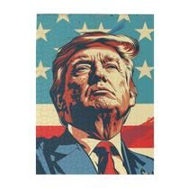 Quebra-cabeça American Flag Trump 500 peças para adultos e crianças Quebra-cabeça American Flag Trump 500 peças para adultos e crianças