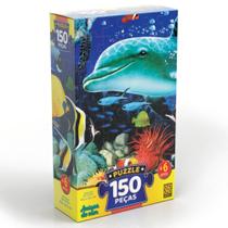 Quebra cabeca amigos do mar 150 pecas grow