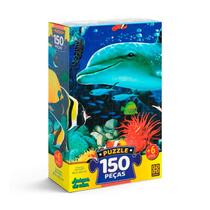 Quebra-cabeça amigos do mar 150 peças - Grow Quebra-cabeça amigos do mar 150 peças - Grow