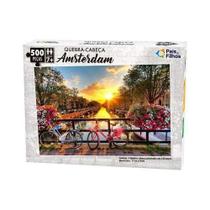 Quebra Cabeça Amsterdam 500 Peças Pais E Filho Quebra Cabeça Amsterdam 500 Peças Pais E Filho