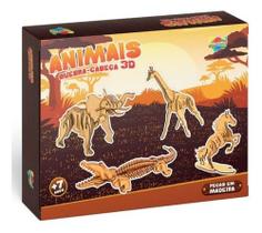 Quebra Cabeca Animais 3 D 131 Aquarela