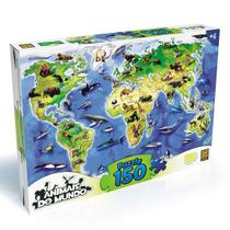 Quebra Cabeça Animais Do Mundo Puzzle 150 Peças Grow 03108