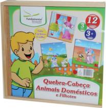 Quebra-Cabeça Animais Domésticos e Filhotes