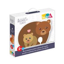Quebra cabeça animais e filhotes com 12 peças - babebi - 6021