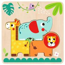 Quebra Cabeça Animais em 3 camadas - TOOKY TOY Quebra Cabeça Animais em 3 camadas - TOOKY TOY
