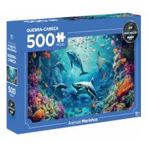 Quebra cabeça Animais Marinho-500 peças Quebra cabeça Animais Marinho-500 peças