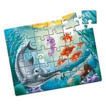 Quebra-Cabeça Animais no Fundo do Mar 30 peças - Estrela Quebra-Cabeça Animais no Fundo do Mar 30 peças - Estrela