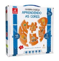Quebra Cabeça Aprendendo as Cores Brincadeira de Criança