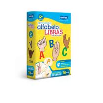 Quebra-cabeça Aprendendo o Alfabeto em Libras - 78 pçs - 3176 - Toyster