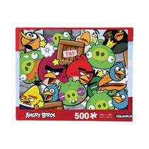 Quebra-cabeça AQUARIUS Angry Birds 500 unidades 14x19 cm - Glare Free