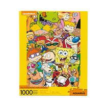Quebra-cabeça AQUARIUS Nickelodeon 90s 1000 peças Quebra-cabeça AQUARIUS Nickelodeon 90s 1000 peças