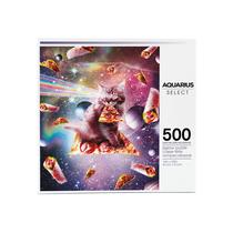Quebra-cabeça AQUARIUS Random Galaxy Cat Pizza 500 peças