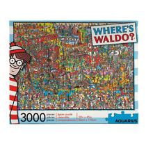 Quebra-Cabeça Aquarius Where's Waldo - 3000 Peças (81x114cm) Quebra-Cabeça Aquarius Where's Waldo - 3000 Peças (81x114cm)
