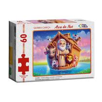 Quebra-Cabeça Arca de Noé 60 Peças Pais e Filhos - 2857-1 Quebra-Cabeça Arca de Noé 60 Peças Pais e Filhos - 2857-1