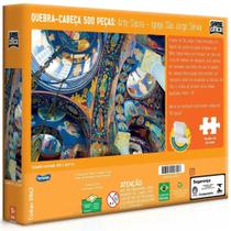 Quebra cabeca arte sacra igreja sao jorge servia 500 pecas toyster